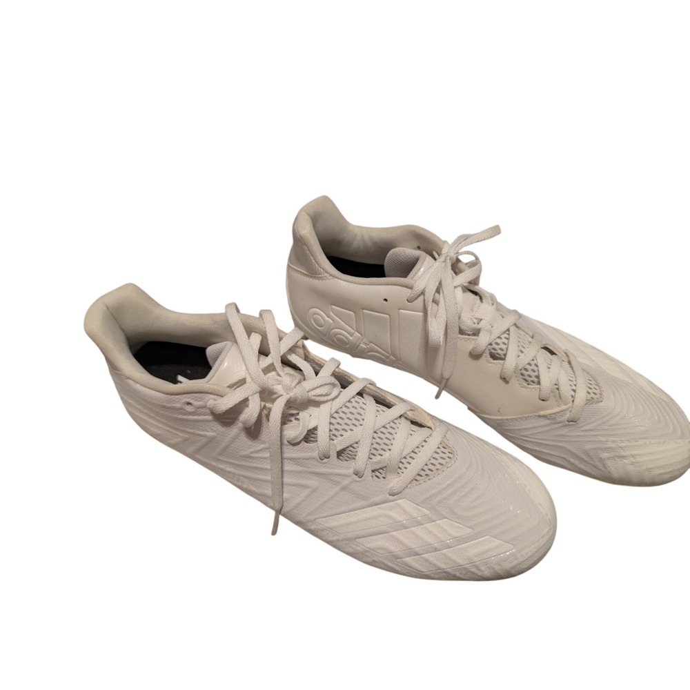 NEW Adidas Adizero 5-Star 7.0 Football Cleats – Men's 11.5 White‎ – Molded FG - Picture 5 of 7